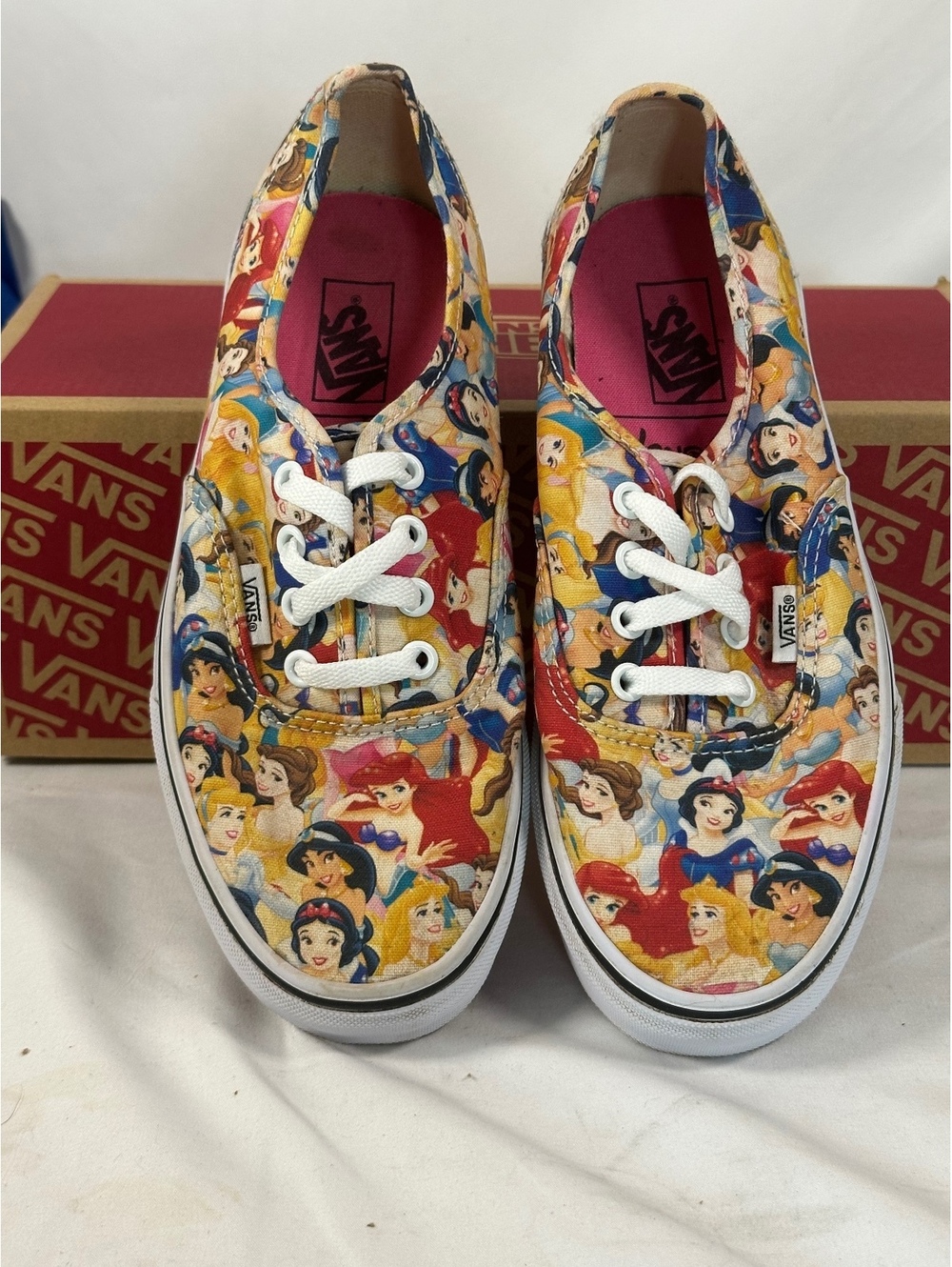 Vans Disney Princess Classic Canvas Sneakers - Size 7.5